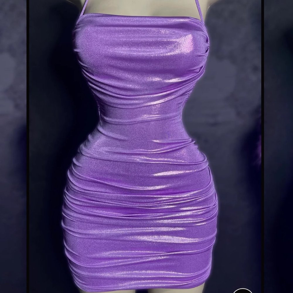 Metallic Mini Dress